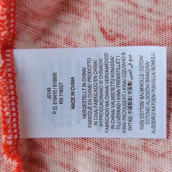 Boden SS Jersey Dress Orange w/ White Floral Print Size 6P - Picture 13 of 15